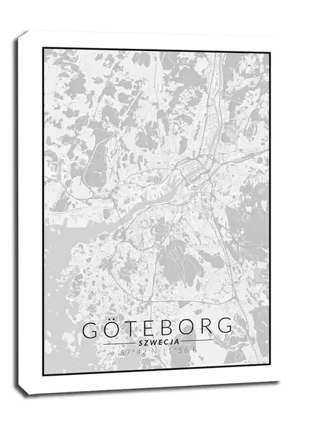 goteborg-mapa-czarno-biala-obraz-na-plotnie-40x60-cm