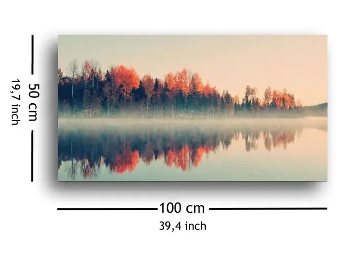 forest-reflections-obraz-na-plotnie-100x50-cm-stan-nowy