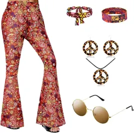 stroj-hippie-lata-60-kostium-pokoju-spodnie-damskie-hipisowskie-xl