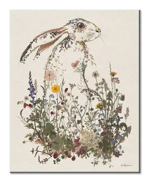 hiding-hare-obraz-na-plotnie-40x50-cm-stan-nowy