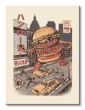 ilustrata-burgerzilla-obraz-na-plotnie-30x40-cm-stan-nowy
