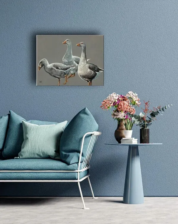 having-a-gander-obraz-na-plotnie-40x30-cm-stan-nowy