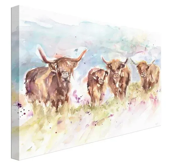 highland-herd-obraz-na-plotnie-80x60-cm