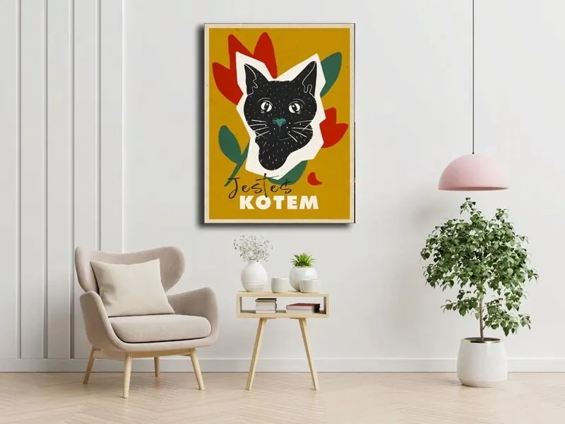 jestes-kotem-obraz-na-plotnie-40x50-cm
