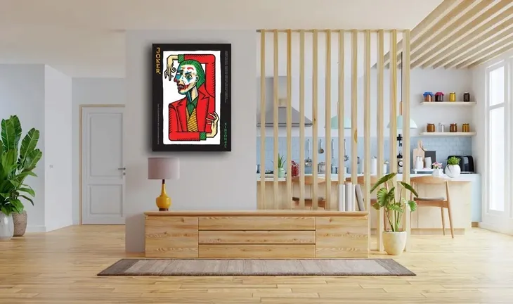 joker-i-obraz-na-plotnie-40x50-cm-stan-nowy