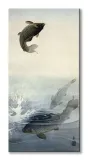 karp-obraz-na-plotnie-30x60-cm-stan-nowy