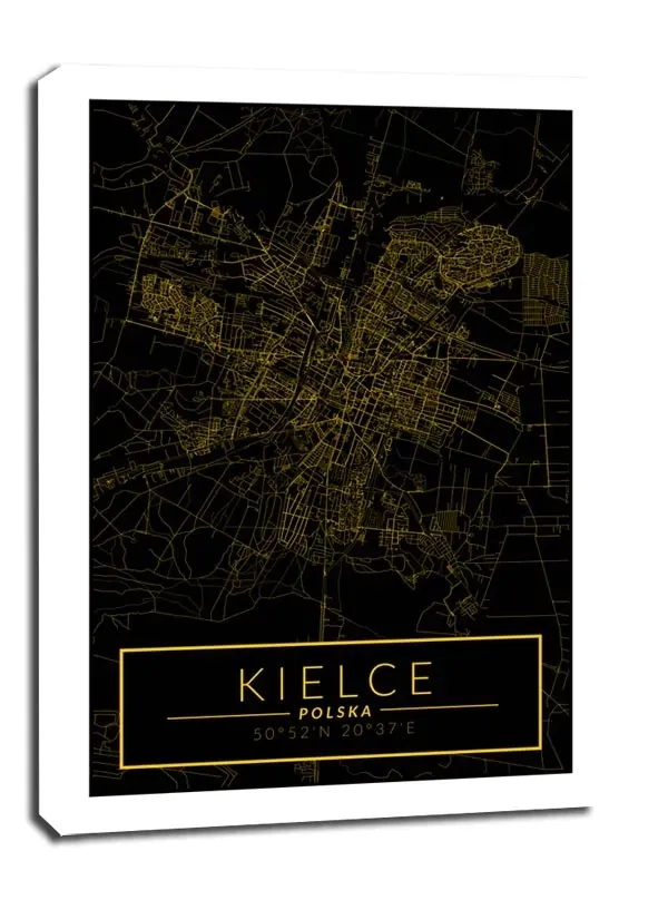 kielce-mapa-zlota-obraz-na-plotnie-20x30-cm