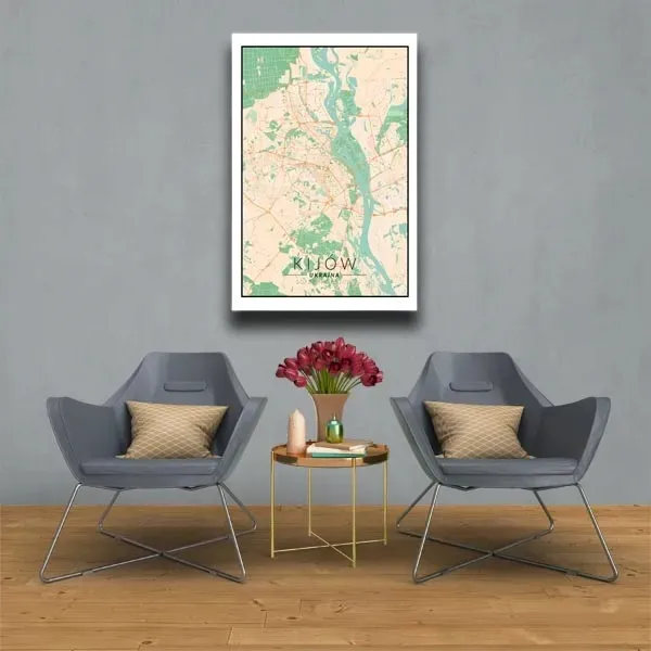 kijow-mapa-kolorowa-obraz-na-plotnie-30x40-cm
