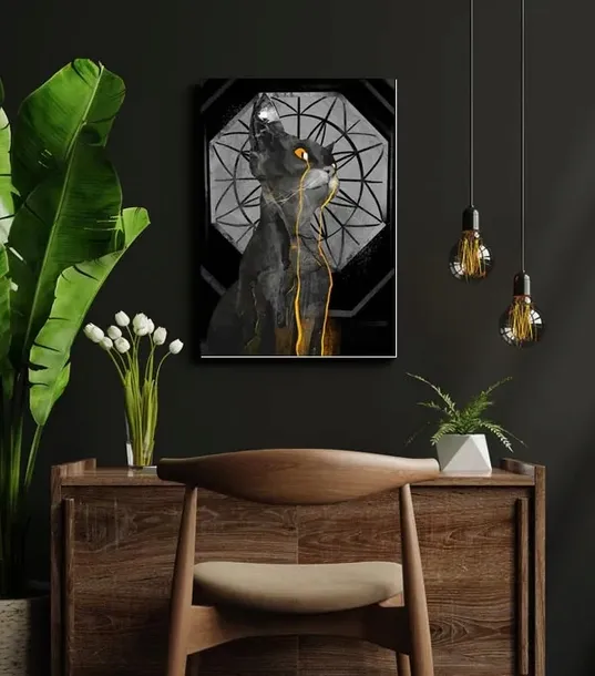 kot-obraz-na-plotnie-40x60-cm-stan-nowy