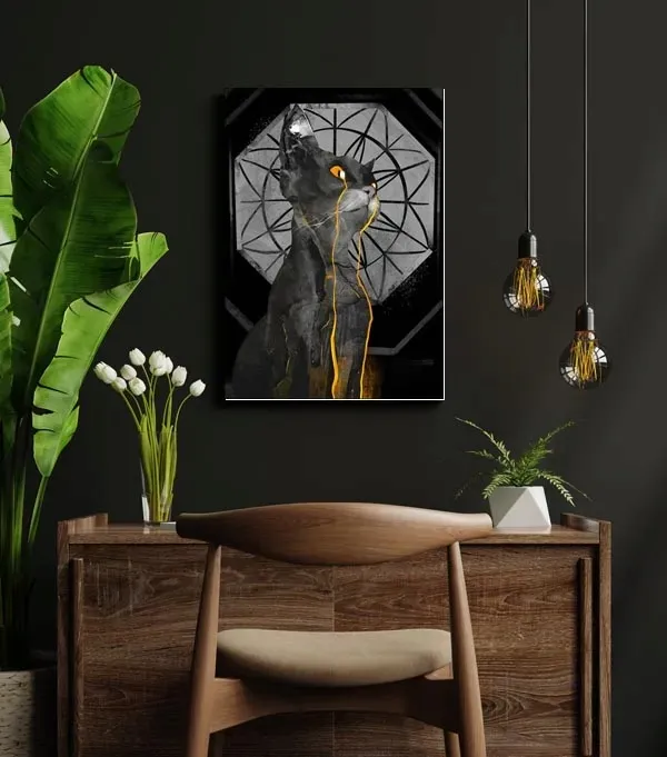 kot-obraz-na-plotnie-40x60-cm-stan-nowy