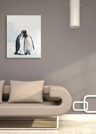king-penguin-pingwiny-obraz-na-plotnie-40x50-cm-stan-nowy