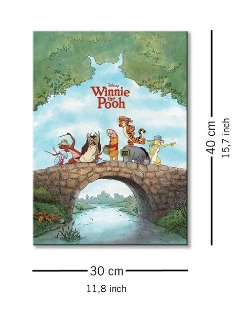 kubus-puchatek-obraz-na-plotnie-30x40-cm-stan-nowy