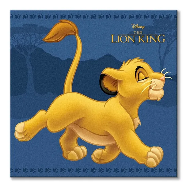 krol-lew-simba-obraz-na-plotnie-30x30-cm-stan-nowy