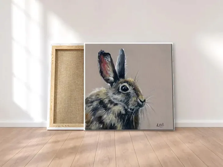krolik-obraz-na-plotnie-30x30-cm-stan-nowy