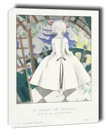 le-jardin-de-linfante-robe-du-soir-de-paul-poiret-obraz-na-plotnie-30x