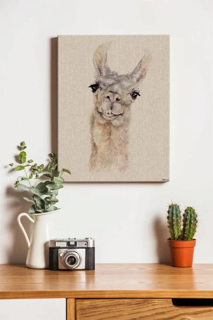 lama-obraz-na-plotnie-30x40-cm-stan-nowy