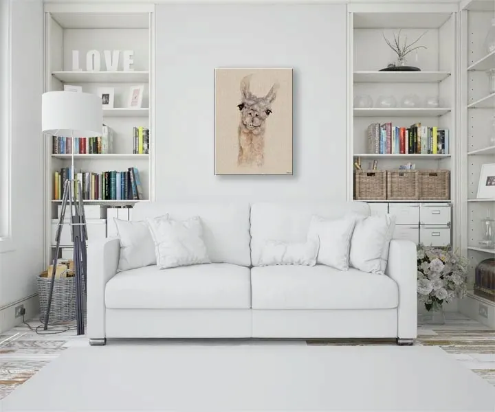 lama-obraz-na-plotnie-30x40-cm-stan-nowy