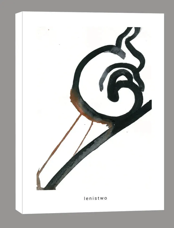 lenistwo-obraz-na-plotnie-40x60-cm-stan-nowy