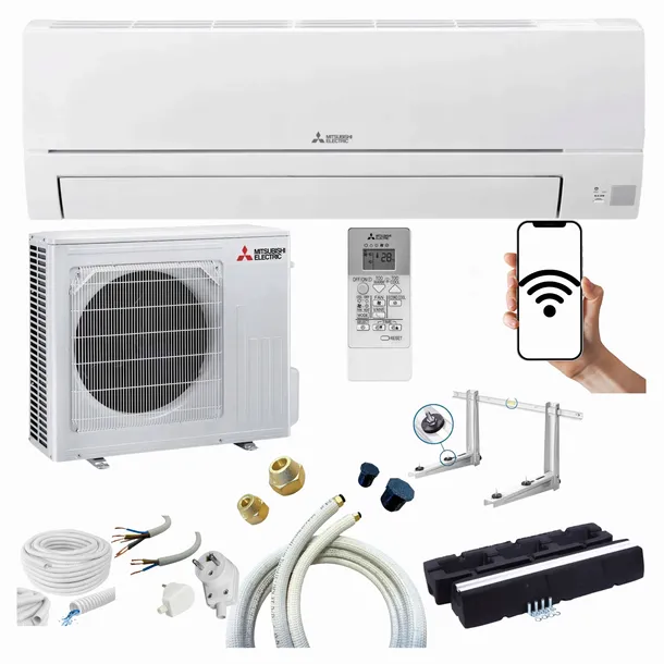 Klimatyzator ścienny MITSUBISHI HR50 50m2 WIFI WYDAJNY GOTOWY DO MONTAŻU