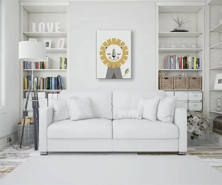 lew-obraz-na-plotnie-30x40-cm-stan-nowy