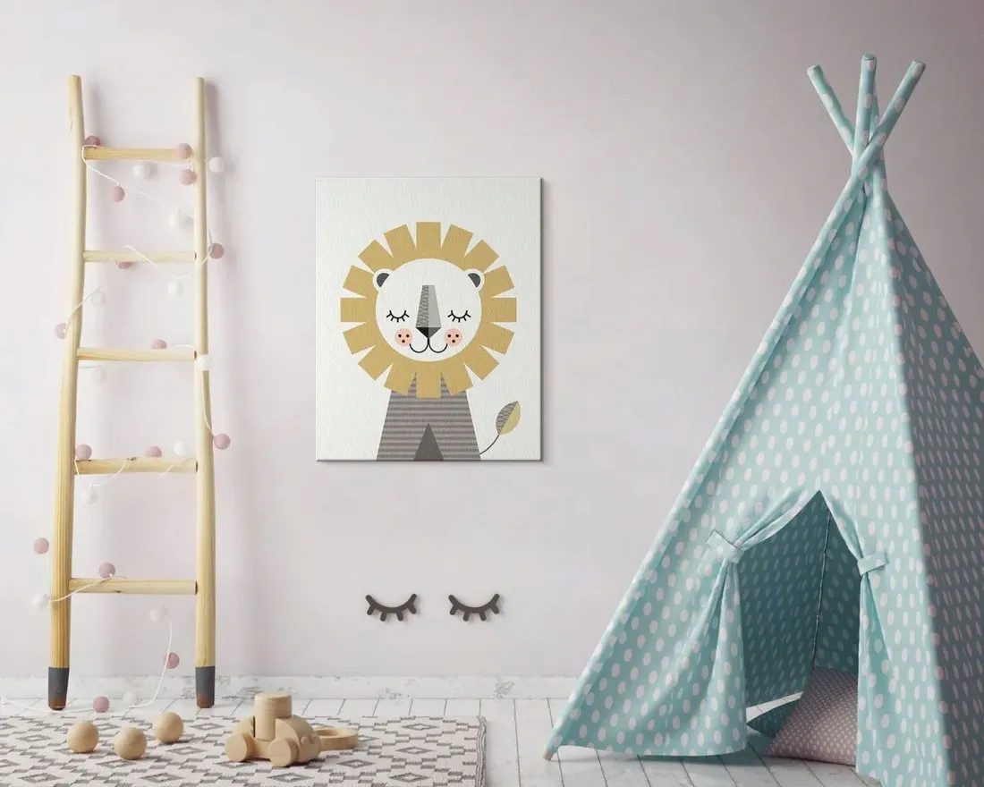 lion-obraz-na-plotnie-40x50-cm-stan-nowy