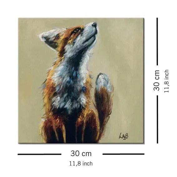 lis-obraz-na-plotnie-30x30-cm-stan-nowy