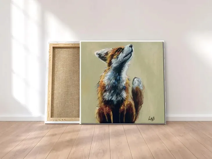 lis-obraz-na-plotnie-30x30-cm-stan-nowy