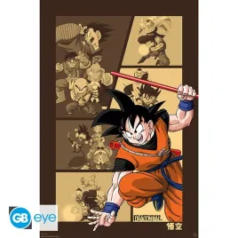 plakat-maxi-goku-retro-dragon-ball