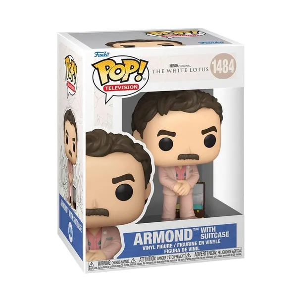 Kolekcjonerska Figurka Funko Pop Armond z walizką White Lotus Na Prezent