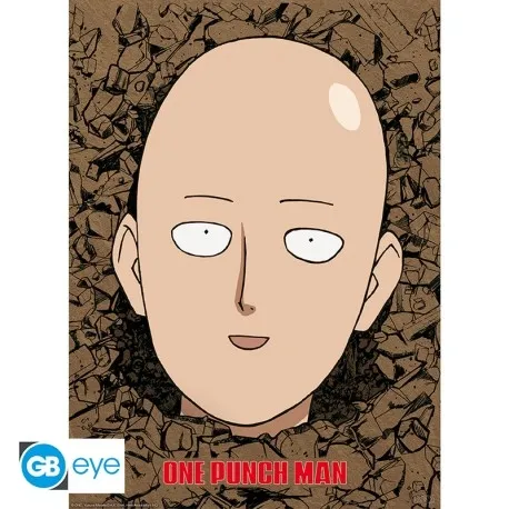 plakat-chibi-glowa-one-punch-man