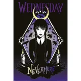 plakat-wednesday-addams-nevermore