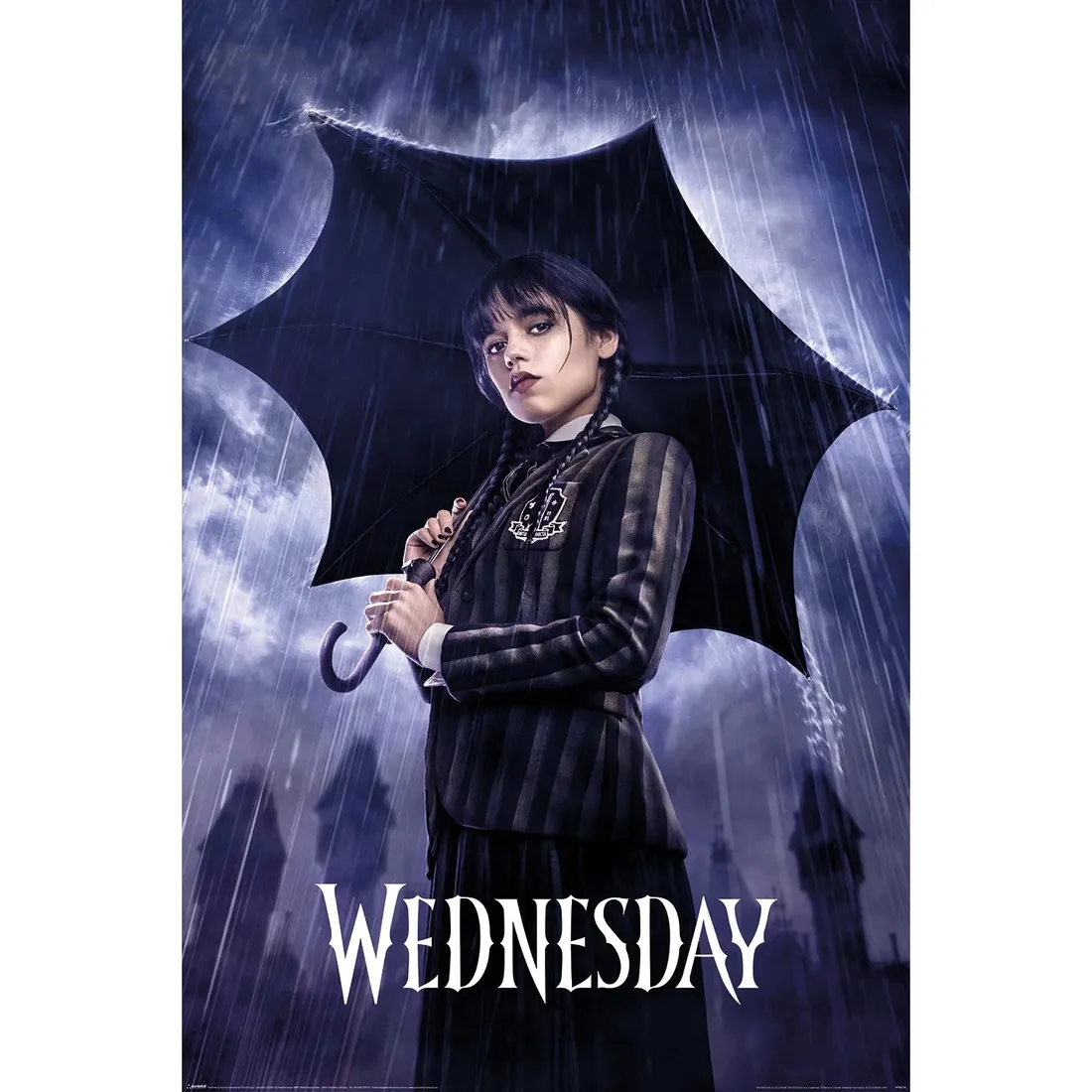 plakat-wednesday-addams-ulewa