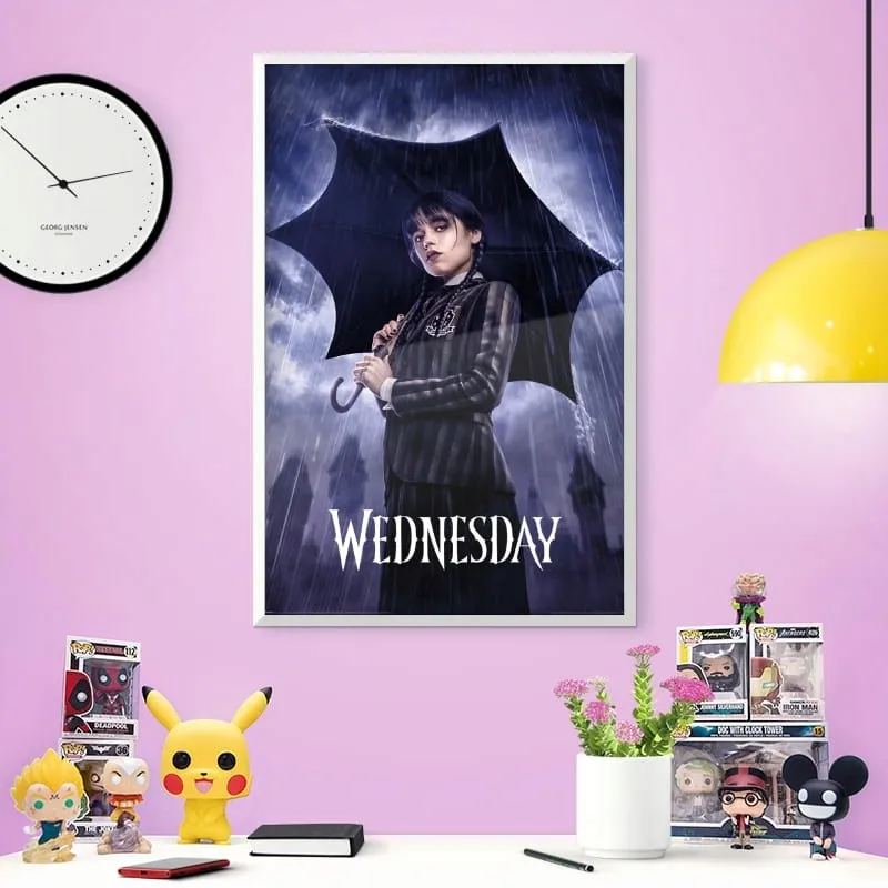 plakat-wednesday-addams-ulewa