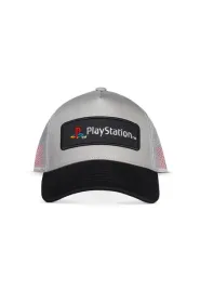 czapka-z-daszkiem-logo-szara-z-siateczka-playstation