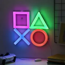 lampka-neon-ikony-symbole-playstation