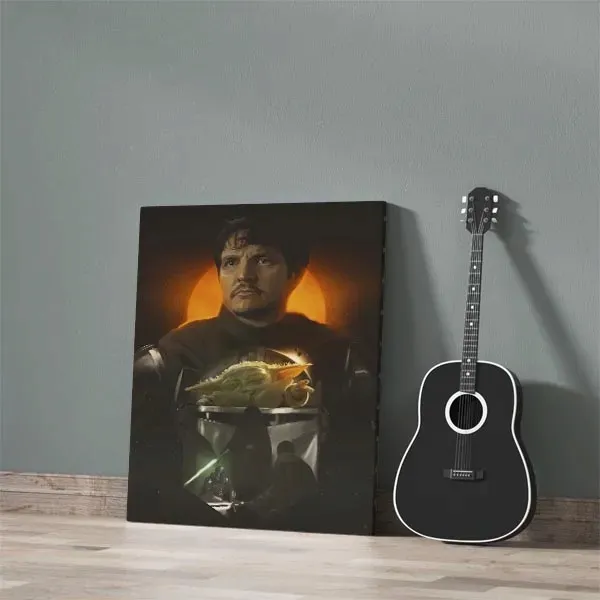 mandalorian-obraz-na-plotnie-30x40-cm-stan-nowy