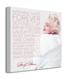 marilyn-monroe-nothing-lasts-forever-obraz-na-plotnie-40x40-cm