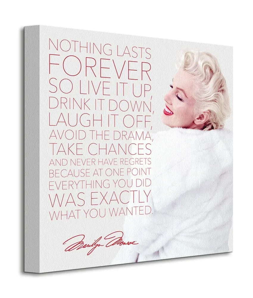 marilyn-monroe-nothing-lasts-forever-obraz-na-plotnie-40x40-cm