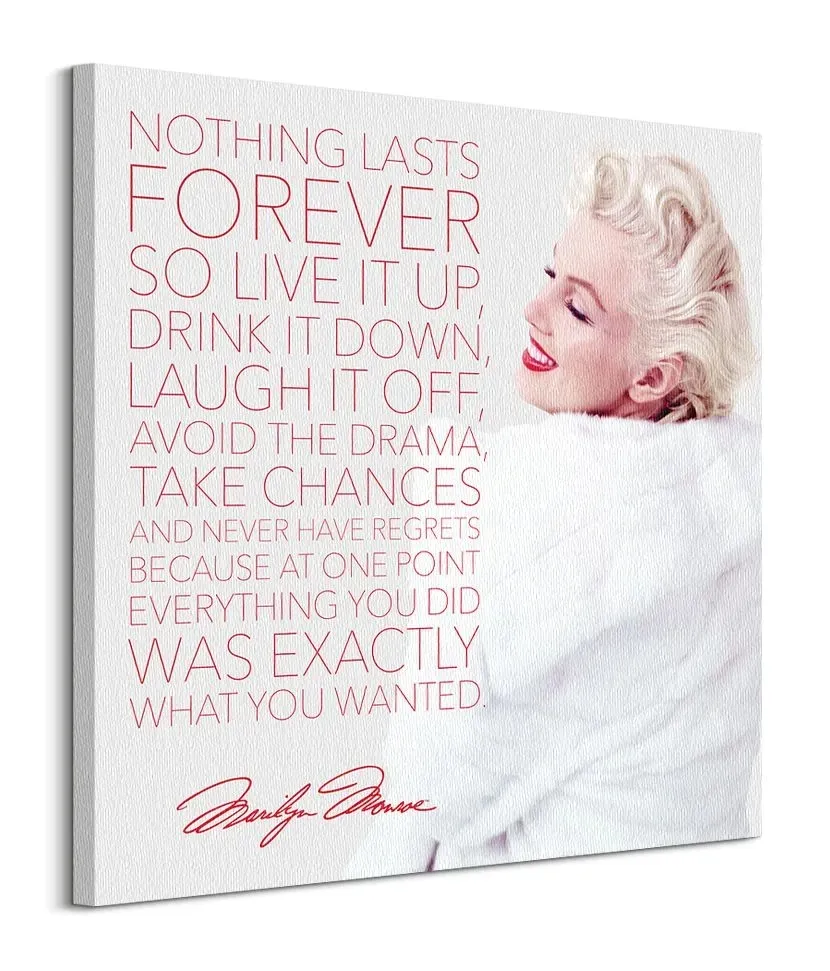 marilyn-monroe-nothing-lasts-forever-obraz-na-plotnie-85x85-cm