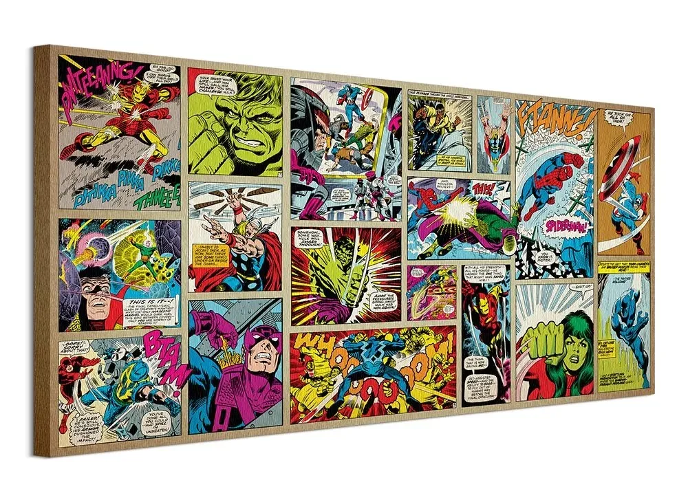 marvel-comic-panels-obraz-na-plotnie-100x50-cm