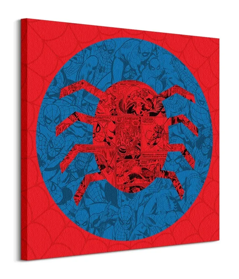 marvel-spider-man-spider-collage-obraz-na-plotnie-85x85-cm-stan-nowy