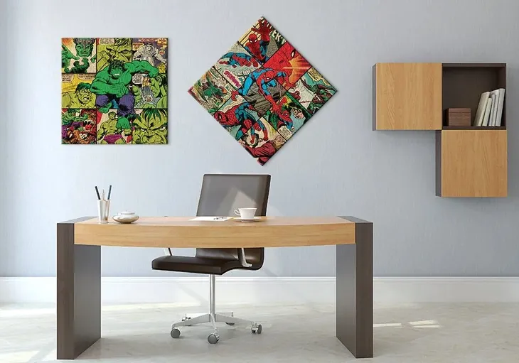 marvel-comics-spier-man-obraz-na-plotnie-85x85-cm-stan-nowy
