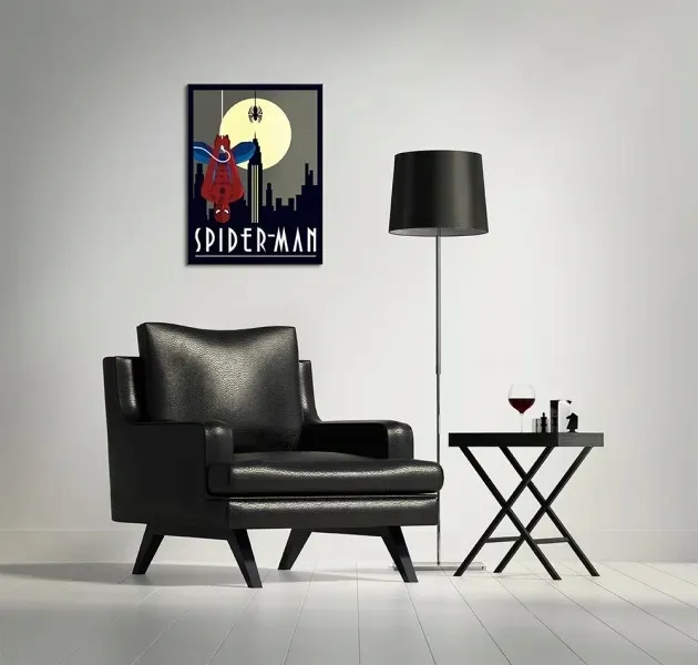 marvel-deco-spider-man-hanging-obraz-na-plotnie-30x40-cm-stan-nowy