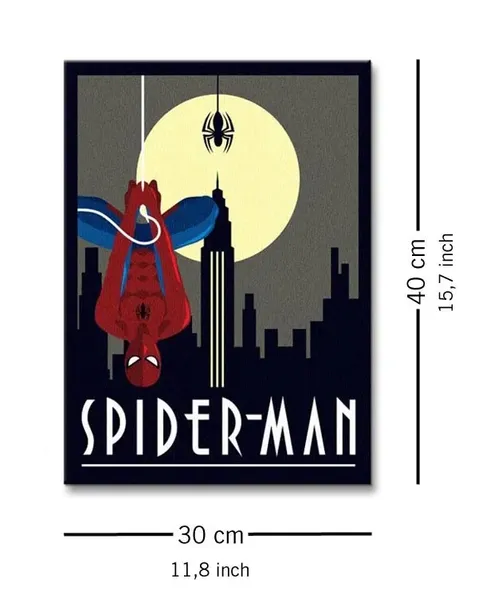 marvel-deco-spider-man-hanging-obraz-na-plotnie-30x40-cm-stan-nowy