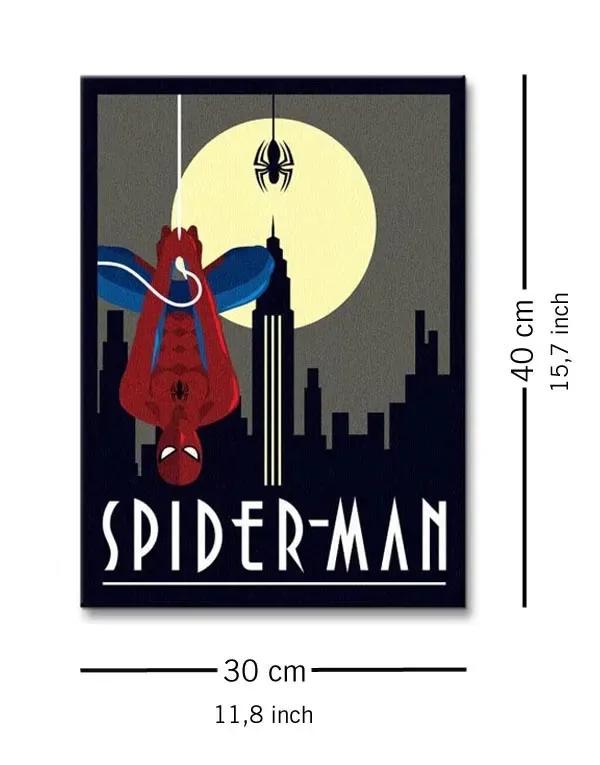 marvel-deco-spider-man-hanging-obraz-na-plotnie-30x40-cm