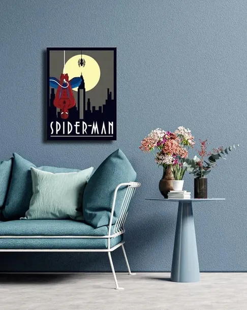 marvel-deco-spider-man-hanging-obraz-na-plotnie-30x40-cm-stan-nowy