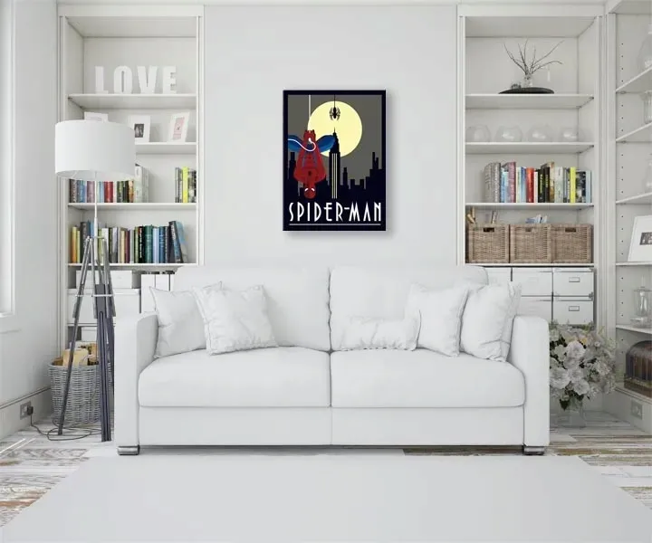 marvel-deco-spider-man-hanging-obraz-na-plotnie-30x40-cm-stan-nowy