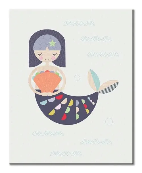 mermaid-obraz-na-plotnie-40x50-cm-stan-nowy
