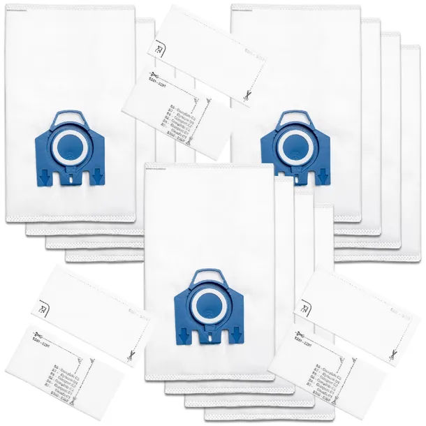 12x Worki do odkurzacza Miele 3D Complete C2 C3 Classic C1 + filtry