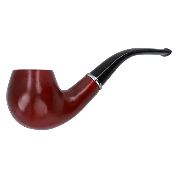 FAJKA TRADYCYJNA DREWNIANA DO PALENIA TYTONIU + ETUI